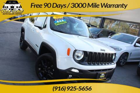 2017 Jeep Renegade for sale at West Coast Auto Sales Center in Sacramento CA