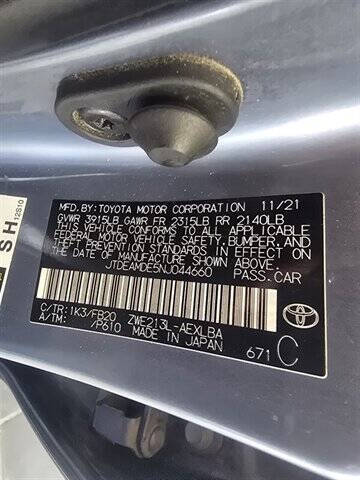 2022 Toyota Corolla Hybrid LE