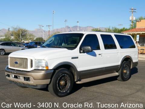 2004 Ford Excursion for sale at CAR WORLD in Tucson AZ
