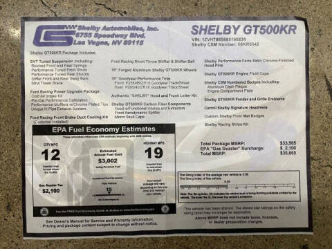 2008 Ford Shelby GT500