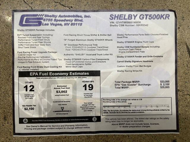 2008 Ford Shelby GT500