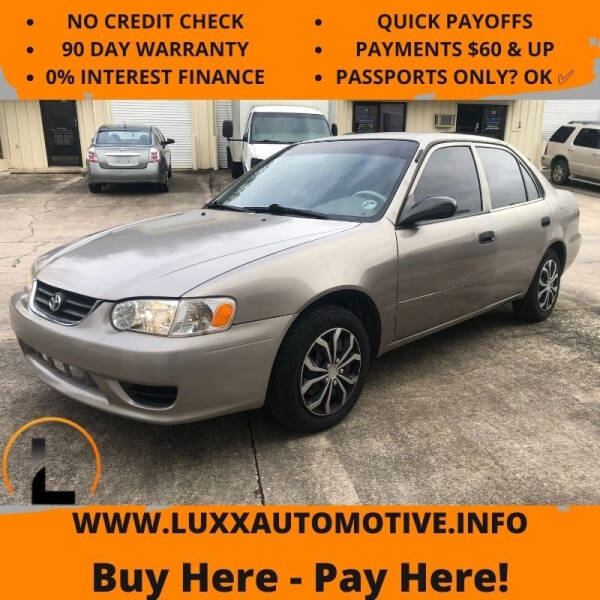 2002 Toyota Corolla for sale at Luxx Automotive LLC in Casselberry FL