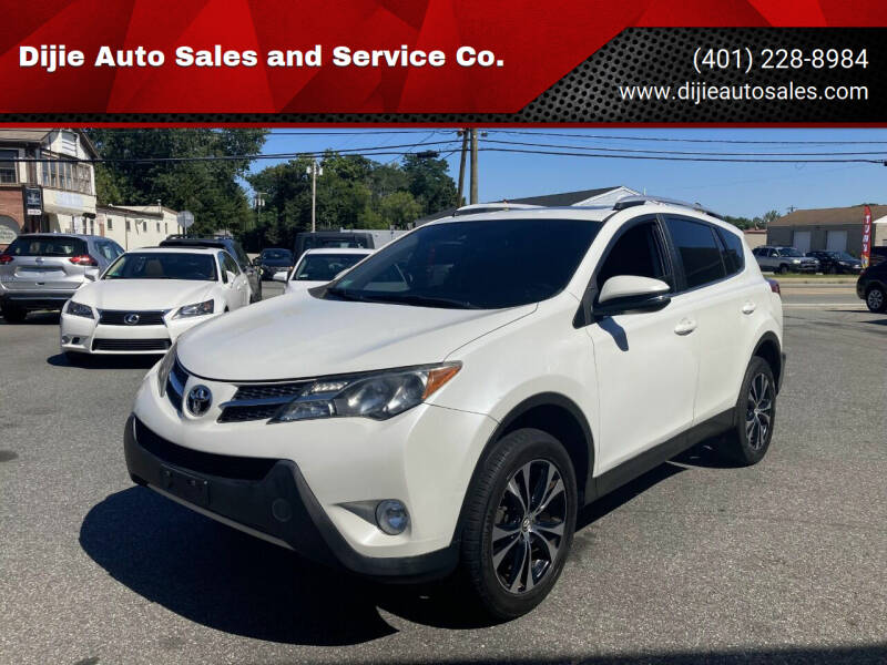 2015 Toyota RAV4 for sale at Dijie Auto Sales and Service Co. in Johnston RI