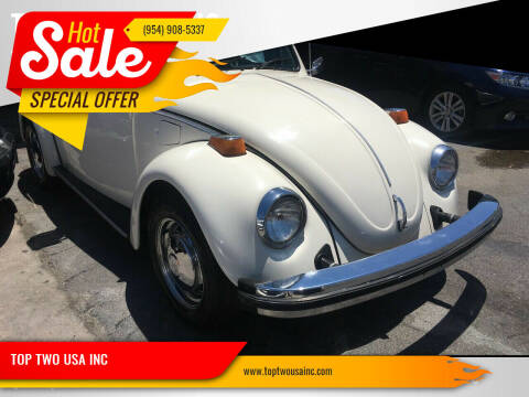 1974 Volkswagen Beetle for sale at TOP TWO USA INC in Oakland Park FL