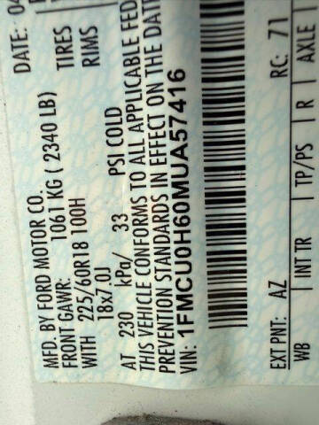 2021 Ford Escape SEL