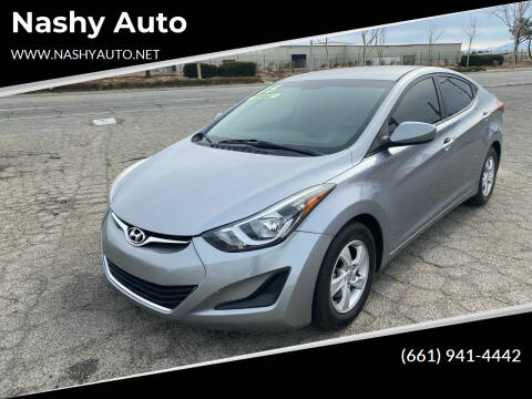 2015 Hyundai Elantra for sale at Nashy Auto in Lancaster CA