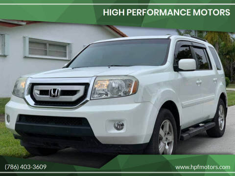 2011 Honda Pilot for sale at HIGH PERFORMANCE MOTORS in Hollywood FL