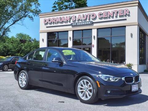 2018 BMW 3 Series for sale at DORMANS AUTO CENTER OF SEEKONK in Seekonk MA