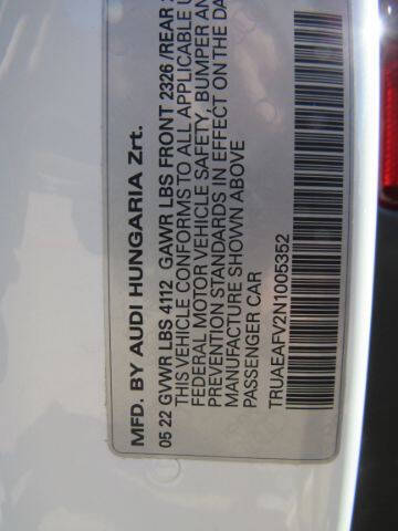 2022 Audi TT 2.0T quattro