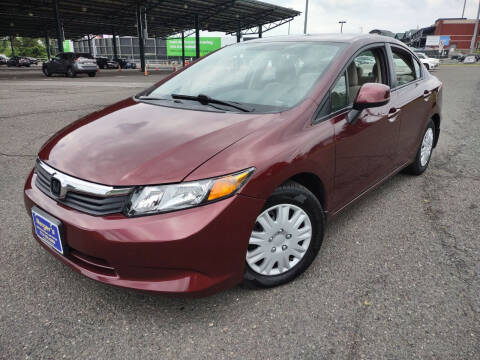 2012 Honda Civic for sale at Nerger's Auto Express in Bound Brook NJ