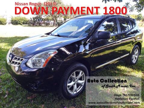 2013 Nissan Rogue for sale at AUTO COLLECTION OF SOUTH MIAMI in Miami FL