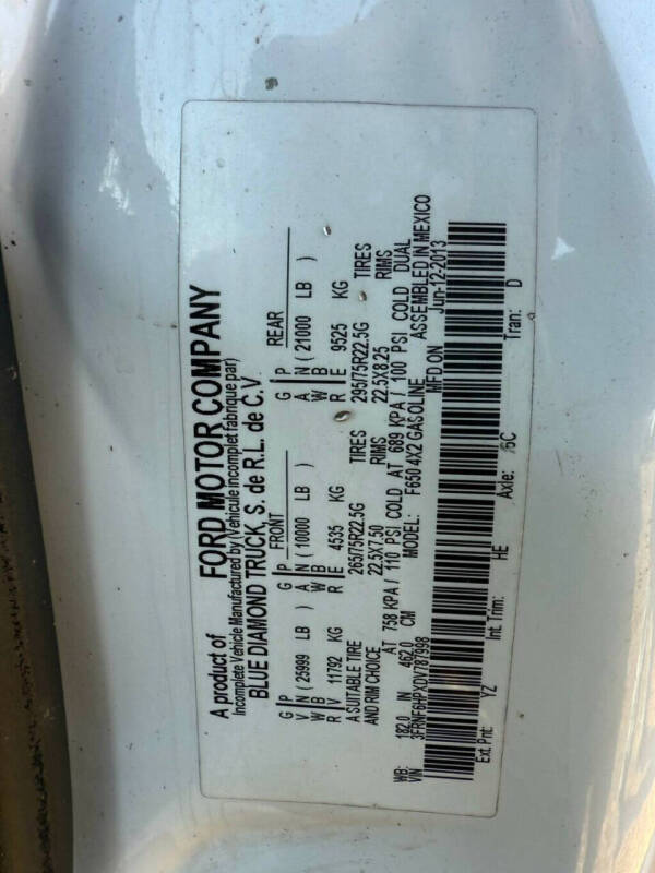 2013 Ford F-650 Super Duty