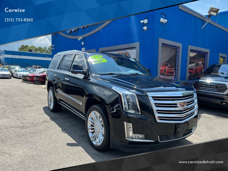 2016 Cadillac Escalade for sale at Carwize in Detroit MI