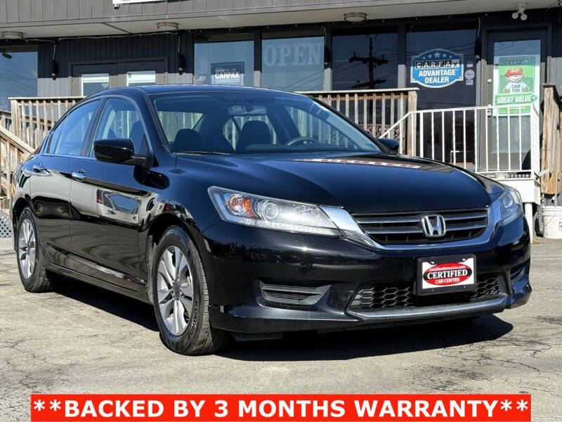 2014 Honda Accord for sale at CERTIFIED CAR CENTER in Fairfax VA