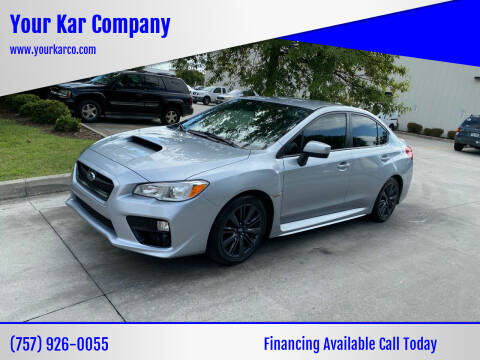 2017 Subaru WRX for sale at Your Kar Company in Norfolk VA
