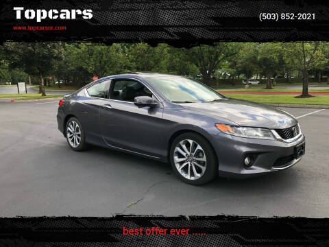 2015 Honda Accord for sale at Topcars in Wilsonville OR