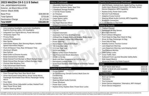 2023 Mazda CX-5 2.5 S Select