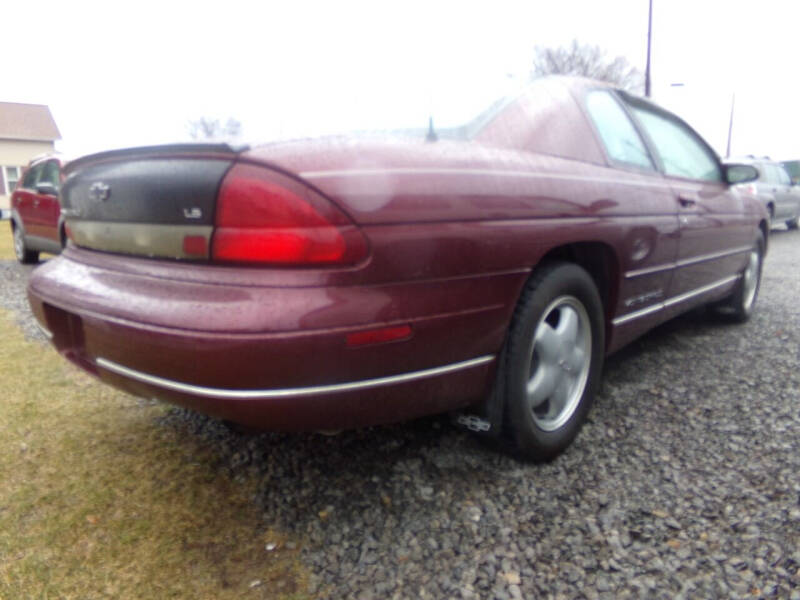 1996 Chevrolet Monte Carlo for sale at English Autos in Grove City PA