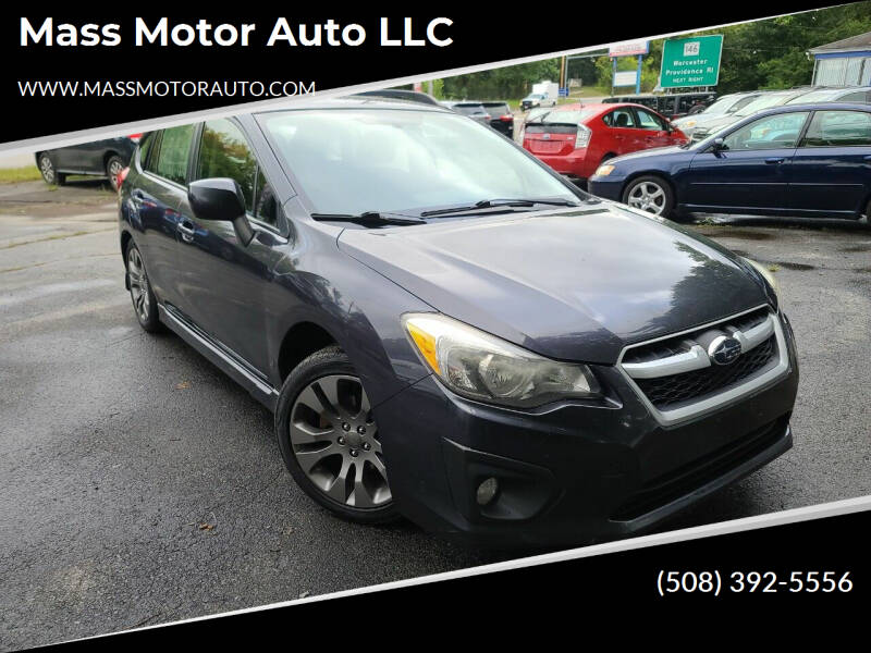 2013 Subaru Impreza for sale at Mass Motor Auto LLC in Millbury MA
