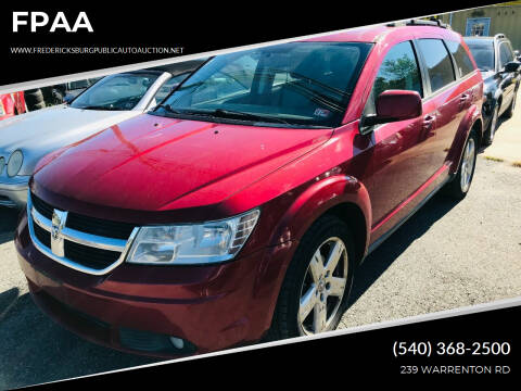 2009 Dodge Journey for sale at FPAA in Fredericksburg VA