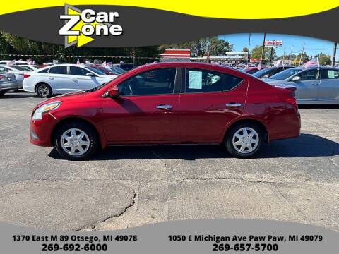 2016 Nissan Versa for sale at Car Zone in Otsego MI