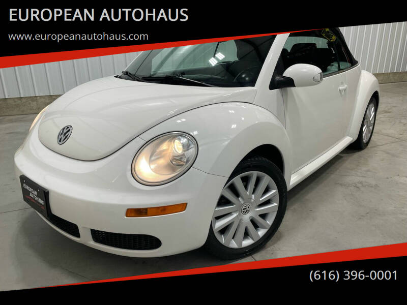 2009 Volkswagen New Beetle Convertible for sale at EUROPEAN AUTOHAUS in Holland MI