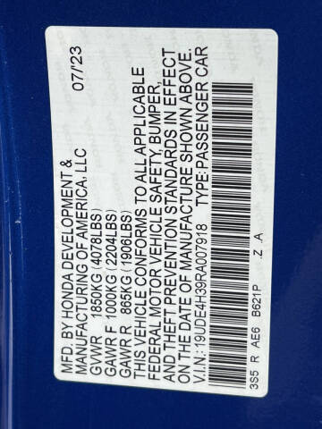 2024 Acura Integra w/A-SPEC