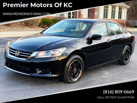 2013 Honda Accord for sale at Premier Motors of KC in Kansas City MO