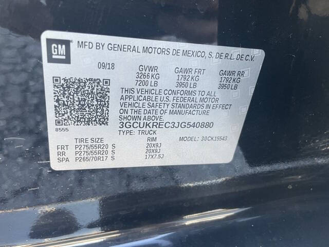 2018 Chevrolet Silverado 1500