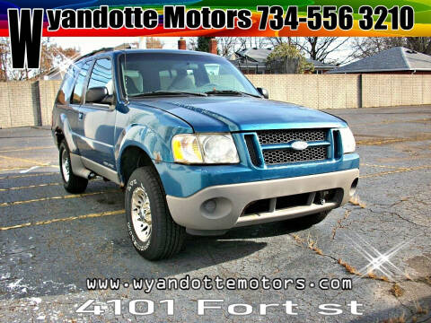 2001 Ford Explorer Sport for sale at Wyandotte Motors in Wyandotte MI