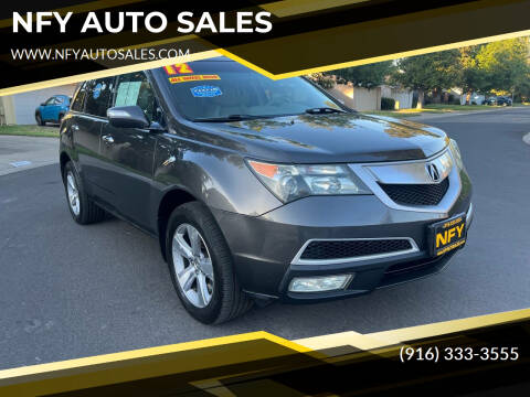 2012 Acura MDX for sale at NFY AUTO SALES in Sacramento CA