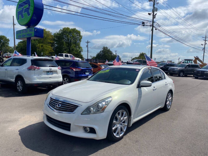 2013 Infiniti G37 Sedan for sale at RITE RIDE INC. - Rite Ride Inc 2 in Shelbyville TN