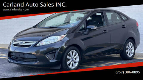 2013 Ford Fiesta for sale at Carland Auto Sales INC. in Portsmouth VA
