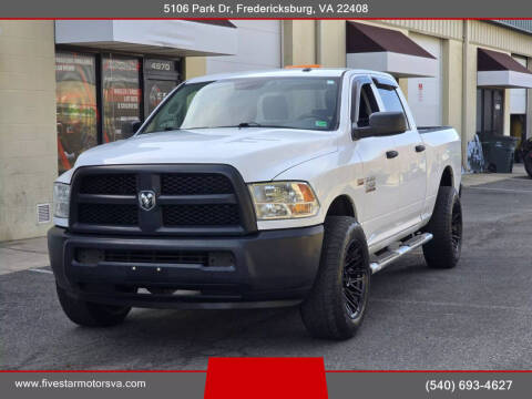 2017 RAM 2500 for sale at Five Star Motors in Fredericksburg VA