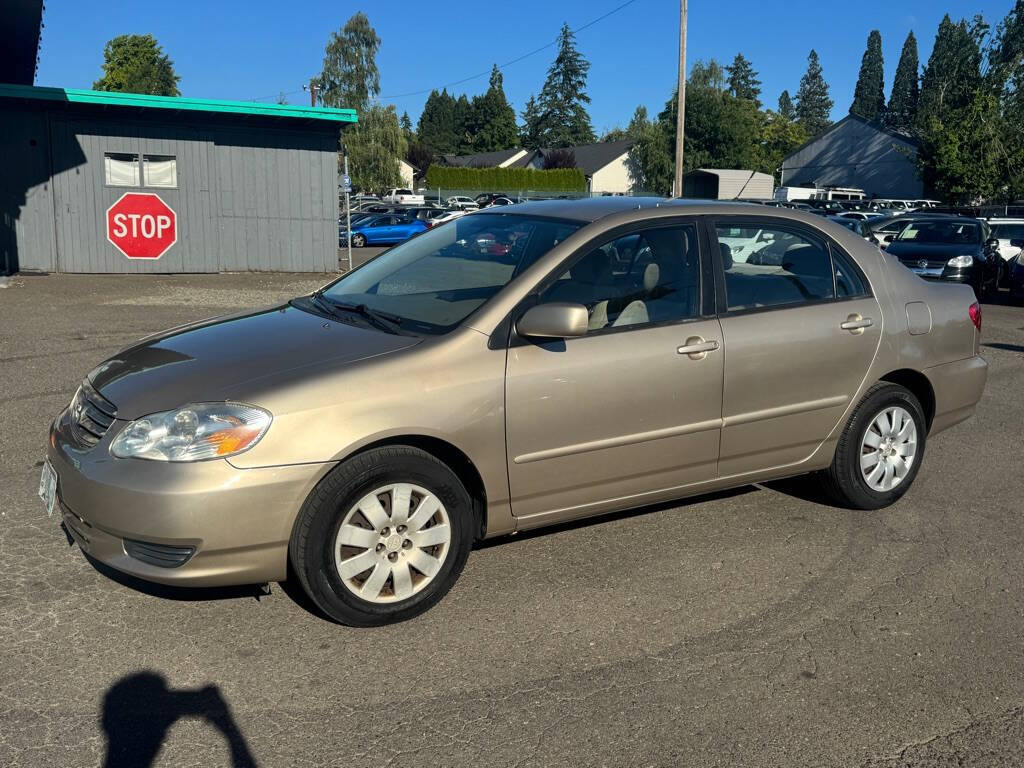 GOLD 2004 Toyota Corolla CE CE 4dr Sedan 14
