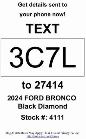 2024 Ford Bronco Black Diamond