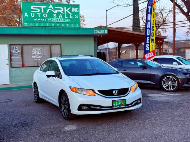 2015 Honda Civic for sale at STARK AUTO SALES INC in Modesto, CA