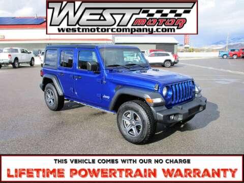 2019 Jeep Wrangler Unlimited for sale at West Motor Company in Preston ID