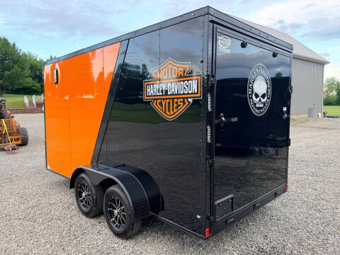 2026 Rock Solid Cargo 7x14 Harley Davidson 84" Heigh