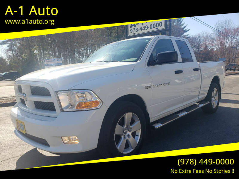 2012 RAM Ram Pickup 1500 for sale at A-1 Auto in Pepperell MA