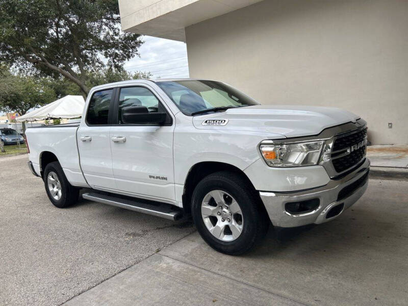 Used 2022 RAM Ram 1500 Pickup Big Horn/Lone Star with VIN 1C6RREBTXNN125736 for sale in Davie, FL