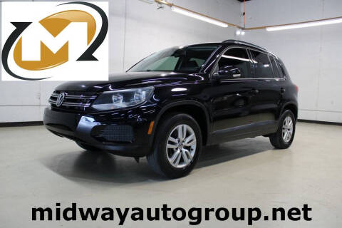 2017 Volkswagen Tiguan for sale at Midway Auto Group in Addison TX