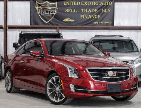 2015 Cadillac ATS for sale at United Exotic Auto in Houston TX