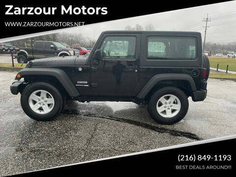 2018 Jeep Wrangler JK for sale at Zarzour Motors in Chesterland OH