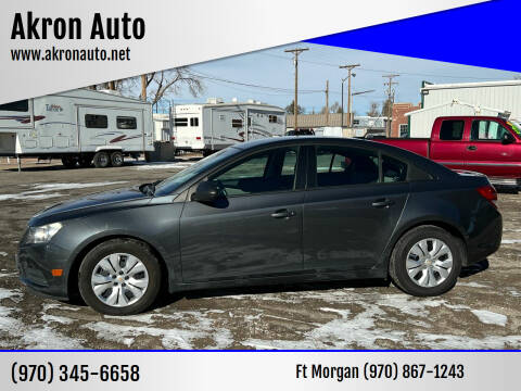 2013 Chevrolet Cruze for sale at Akron Auto in Akron CO