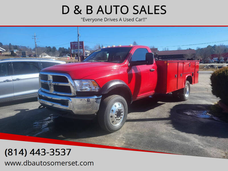 2014 RAM 5500 for sale at D & B AUTO SALES in Somerset PA