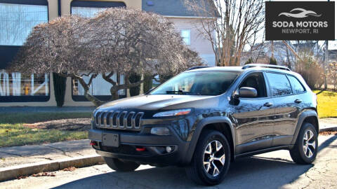2014 Jeep Cherokee for sale at SODA MOTORS AUTO SALES LLC in Newport RI