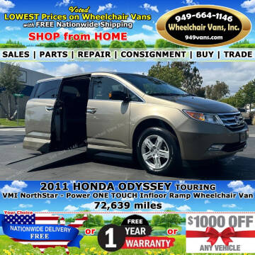 2011 Honda Odyssey for sale at Wheelchair Vans Inc in Laguna Hills CA
