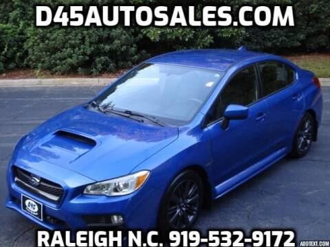 2015 Subaru WRX for sale at D45 Auto Brokers in Raleigh NC