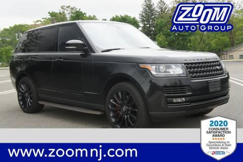 2014 Land Rover Range Rover for sale at Zoom Auto Group in Parsippany NJ